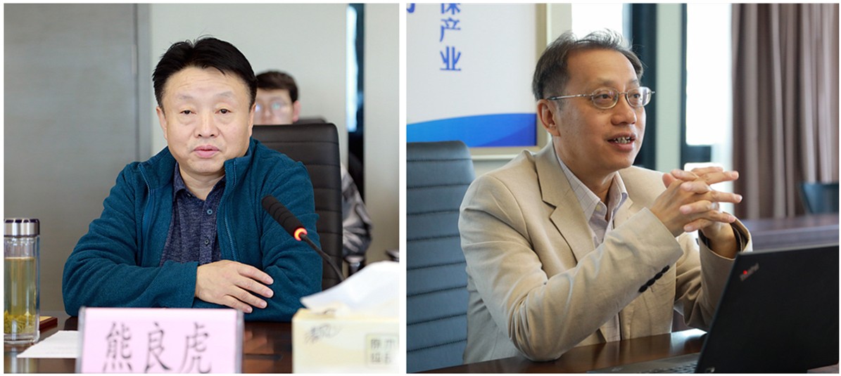 熊良虎会见加拿大工程院院士、圣清必赢网络游戏平台股份公司肖惠宁院士工作站负责人肖惠宁