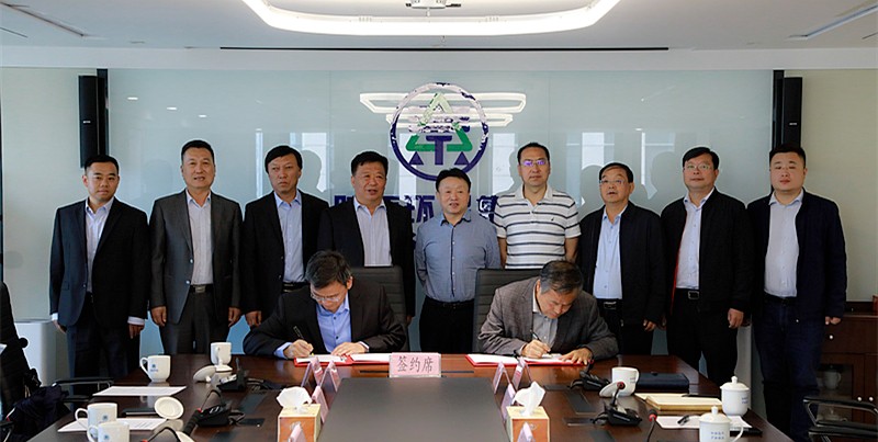陕西必赢网络游戏平台集团与山东琦泉能源科技公司签订合作框架协议｜熊良虎董静波出席