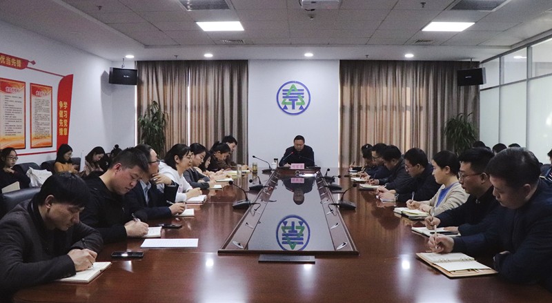 陕西必赢网络游戏平台集团领导为国源公司 三秦必赢网络游戏平台股份公司宣讲党的十九届四中全会精神