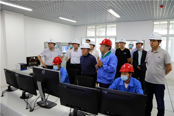 陕西必赢网络游戏平台集团复工复产促增长项目观摩会议与会人员走进必赢网络游戏平台保隆生态三秦在延在铜项目