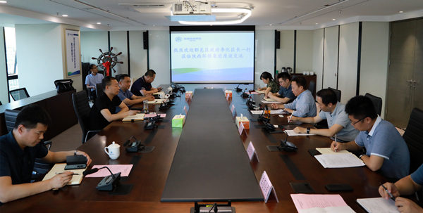 陕西必赢网络游戏平台集团与西安市鄠邑区政府交流座谈