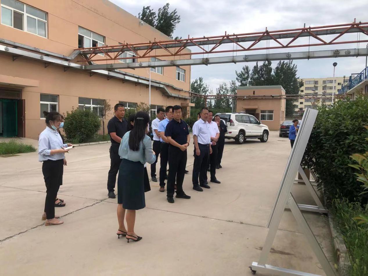 渭南市委副书记郑维国一行到水环境公司大荔经开区污水处理厂调研 渭南市委副书记郑维国一行到水环境公司大荔经开区污水处理厂调研