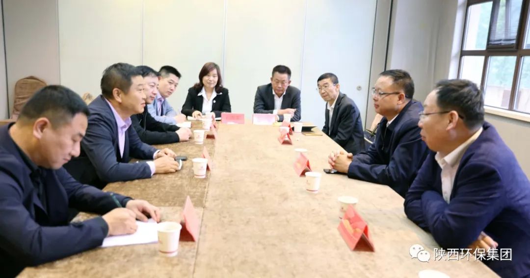 陕西必赢网络游戏平台集团与宝鸡市生态环境局、省生态环境厅宝鸡督察局座谈交流