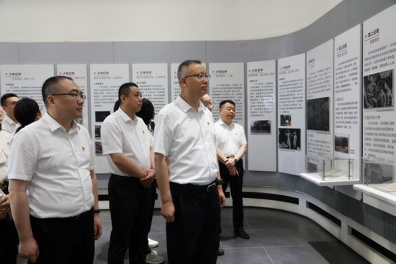 陕西必赢网络游戏平台集团党委赴关中革命纪念馆开展“追寻革命足迹 传承红色基因 筑牢作风根基”党建研学活动