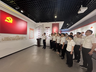 商南公司联合党支部开展“赓续红色血脉，砥砺奋进征程——庆祝中国共产党成立104周年”主题党日活动