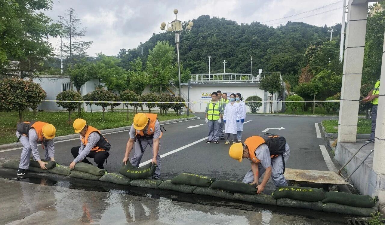 以练为战 防患未然｜水环境公司商南县污水处理厂开展夏季防汛应急演练
